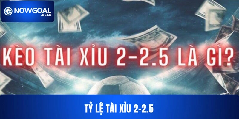 keo tai xiu nowgoal cach doc ty le 2 2 5 Chỉ dẫn cách đọc kèo tài xỉu tỷ lệ 2/2.5
